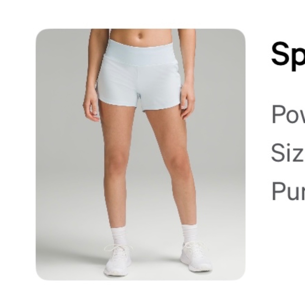 🍋Lululemon Speed up MR short 4”